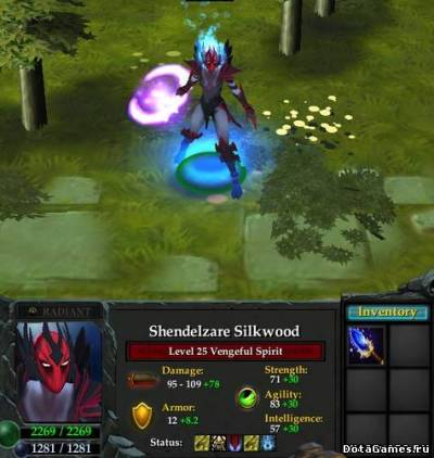 модель героя Vengefu Spirit из DotA 2 Vengful Spirit Old