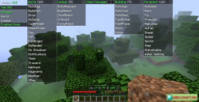 Чит клиент Nodus Minecraft 1.4.5