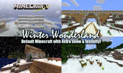 [16x] [1.0.0] Winter Wonderland v1.1 [Новогодние текстуры]