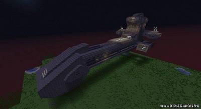 Карта Звездолет Прометий для minecraft 1.4.6