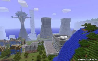 Скачать карту Big city v2.1 для Minecraft 1.4.7