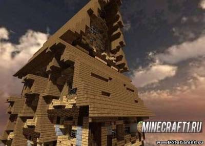 Карта The Bat House для minecraft