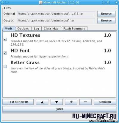 [1.4.5] Патчер текстур для Minecraft - MCPatcher