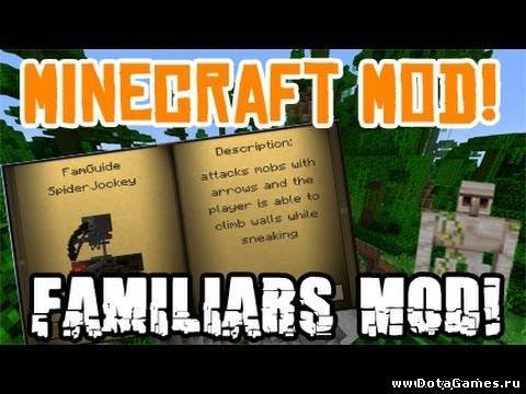 Familiars mod 1.6.2