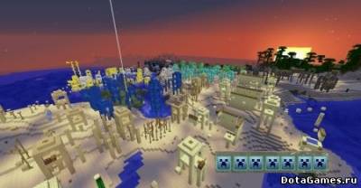 карта для паркура для Minecraft