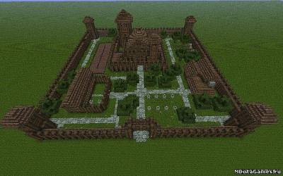 Карта Wooden Castle для Minecraft 1.6.2