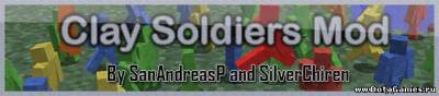 Мод Clay Soldiers для Майнкрафт 1.6.2