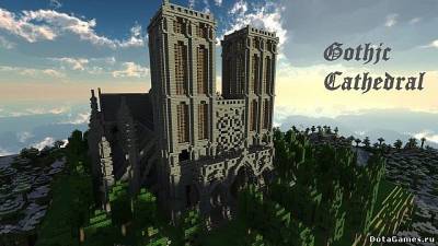 Карта Gothic Cathedral для Minecraft