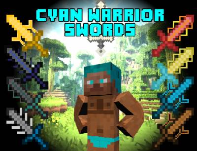 Скачать мод Cyan Warrior Swords для Minecraft 1.6.4