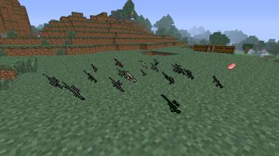 Мод Ferullo’s Guns Mod для Minecraft 1.6.4