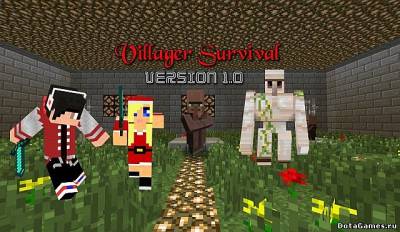 Карта Villager Survival V1.0 для Minecraft