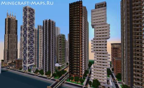 Карта Downtown для майнкрафт