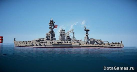 Карта WW2 Battleships для Minecraft