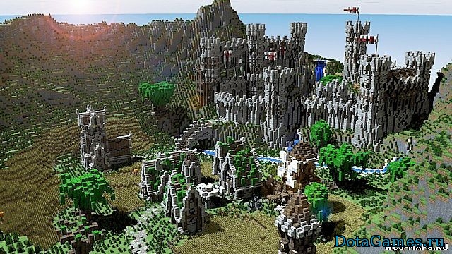 замок,император,средневековый,для,майнкрафт,minecraft