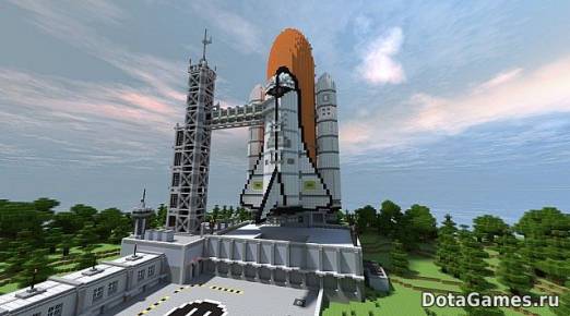 Карта Space Shuttle для Minecraft