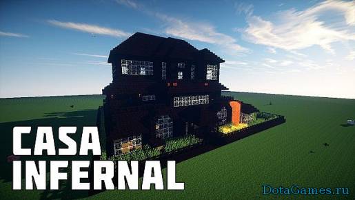 Карта Infernal house - MEGA Planet для Minecraft