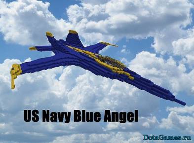 Карта US Navy Blue Angle Minecraft