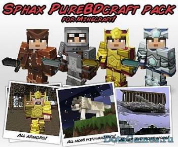 Sphax PureBDCraft (512x) текстурпак 1.8