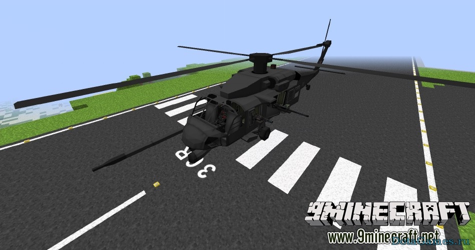 Мод Helicopter для Майнкрафт 1.8