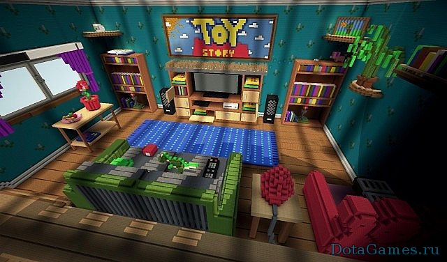 Карта TOY STORY 2 для Майнкрафт