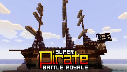 Карта Pirate Battle Royale для Майнкрафт