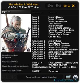 The Witcher 3: Wild Hunt: Трейнер +23 функции от FLiNG